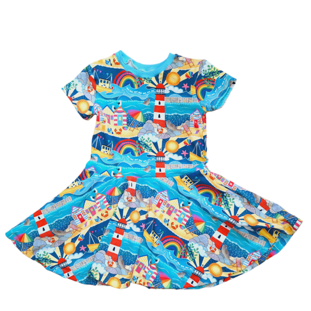 Summer Holidays Twirly Swirly Dress