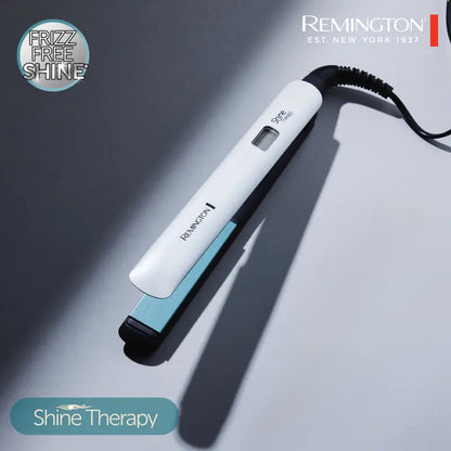 Shine Therapy Hair Straightener – Argan Oil Infused Ceramic Flat Iron with Adjustable Temperature Control