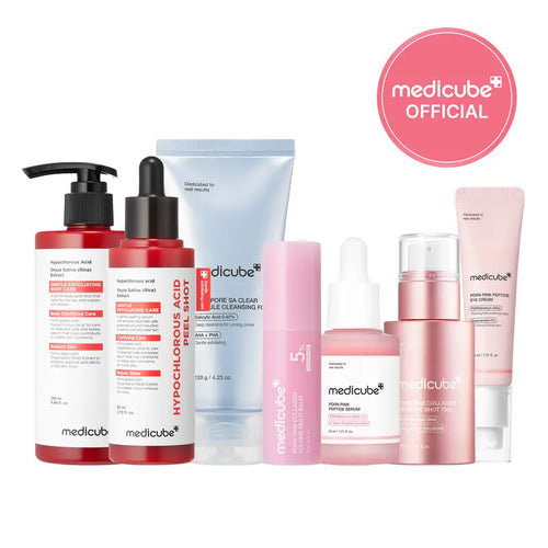 7-Step Korean Skincare Set for Lift, Glow & Firm-Looking Skin