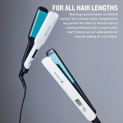 Shine Therapy Hair Straightener – Argan Oil Infused Ceramic Flat Iron with Adjustable Temperature Control