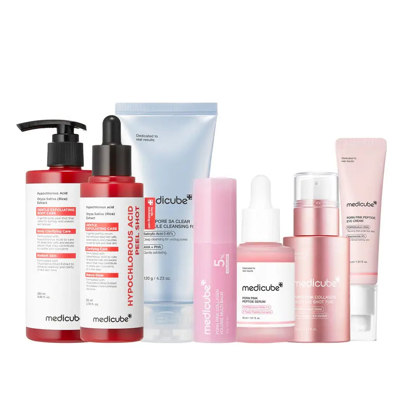 7-Step Korean Skincare Set for Lift, Glow & Firm-Looking Skin
