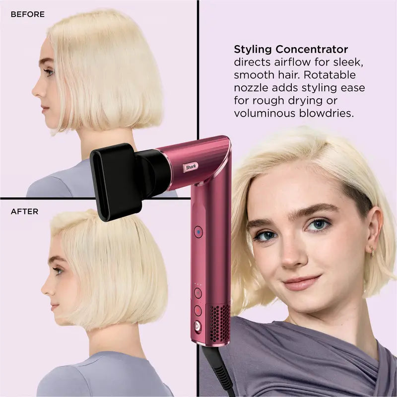 5-in-1 Air Styler & Hair Dryer with Curlers, Brush & Styling Tools