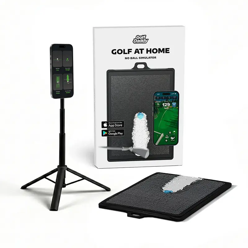 Portable Golf Simulator – No Ball Swing Trainer for Home Practice, Realistic Golf Training Anytime Anywhere