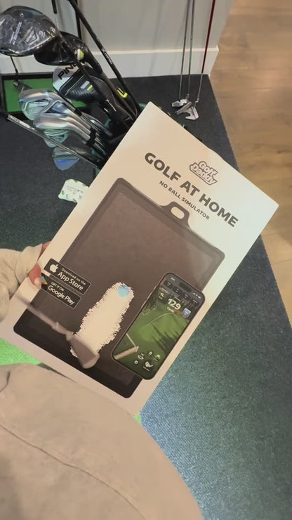 Portable Golf Simulator – No Ball Swing Trainer for Home Practice, Realistic Golf Training Anytime Anywhere
