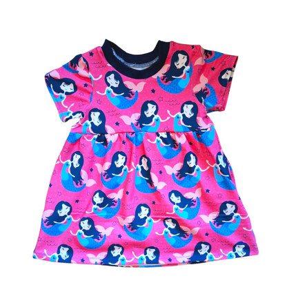 Little Mermaid Gathered Dress