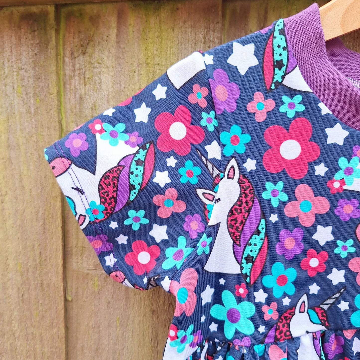 Wild Unicorn Gathered Dress