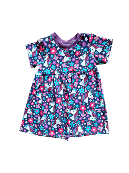 Wild Unicorn Gathered Dress
